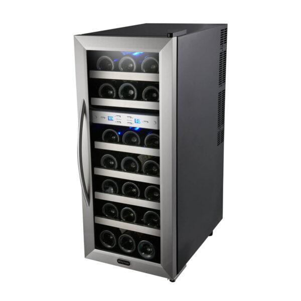 Whynter WC-211DZ 21 Bottle Dual Temperature Zone Freestanding Wine Cooler