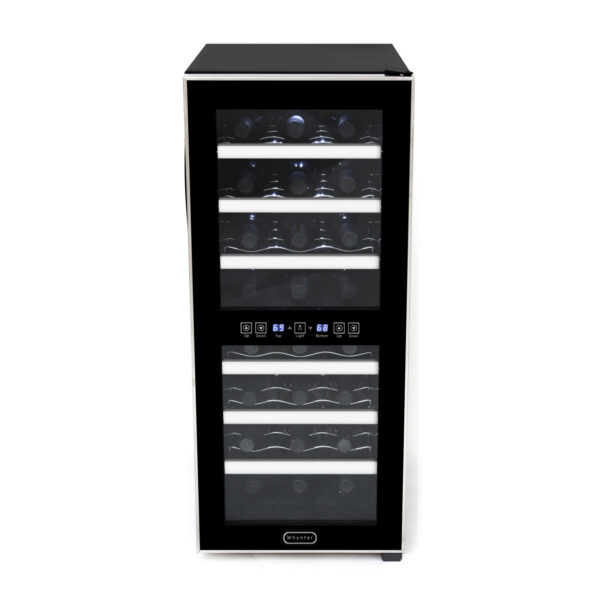 Whynter WC-241DS 24 Bottle Dual Zone Touch Control Stainless Trim Wine Cooler