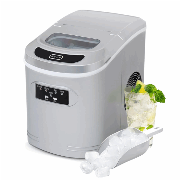 Whynter IMC-270MS Compact Portable Ice Maker 27 lb capacity - Metallic Silver