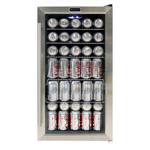Whynter BR-125SD Beverage Refrigerator - Stainless Steel