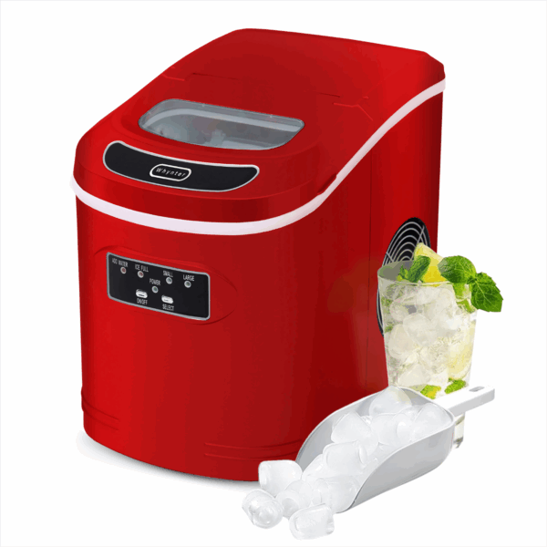 Whynter IMC-270MR Compact Portable Ice Maker 27 lb capacity - Metallic Red