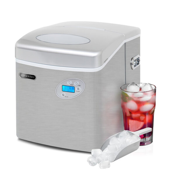 Whynter IMC-490SS 49 lb capacity Portable Table Top Ice Maker – Stainless Steel