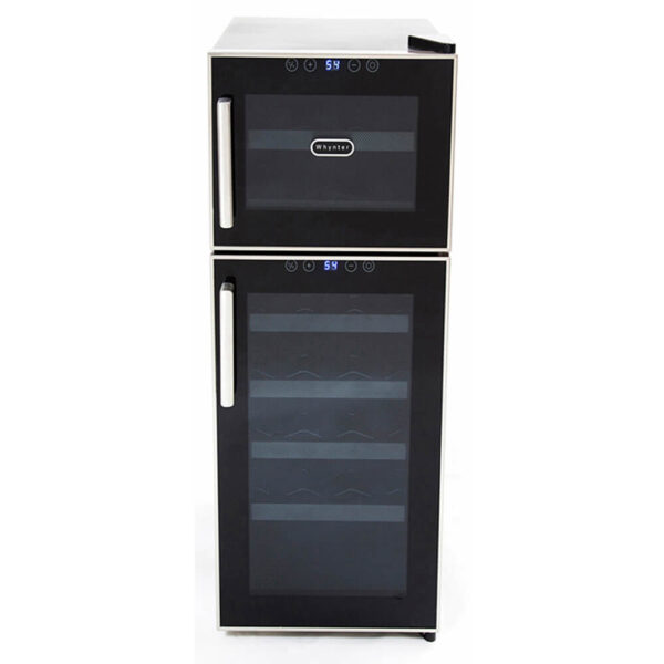 Whynter WC-212BD 21 Bottle Dual Temperature Zone Touch Control Freestanding Wine Cooler