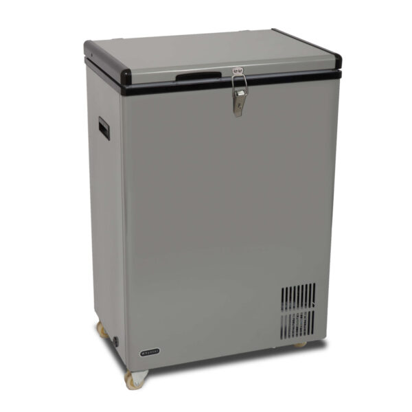 Whynter FM-951GW 95 Quart Portable Wheeled Freezer with Door Alert and 12v Option - Gray