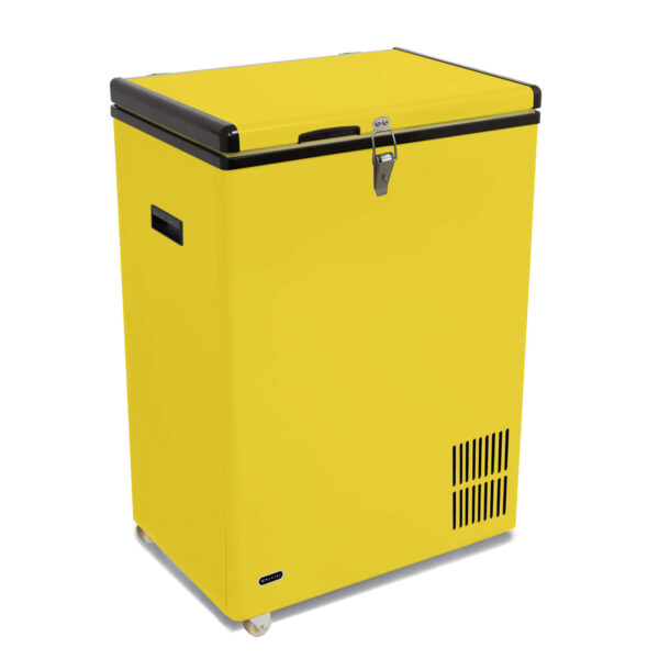 Whynter FM-951YW 95 Quart Portable Wheeled Refrigerator/Freezer with Door Alert and 12v Option Limited Edition Yellow
