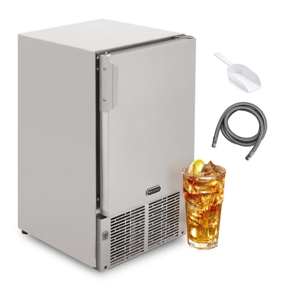 Whynter MIM-14231SS 14'' Undercounter Automatic Stainless Steel Marine Ice Maker 23lb Daily Output