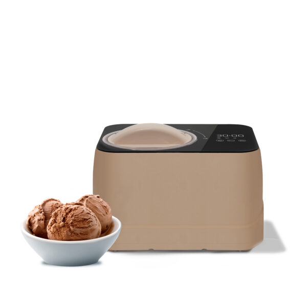 Whynter ICM-080-TL 0.8 Quart Compact Personal Automatic Ice Cream Maker with Stainless Steel Bowl Taupe Latte